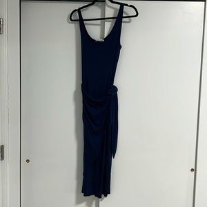 Reformation kaila knit dress in blue